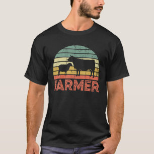Camiseta Farmer De Vintagem Retro