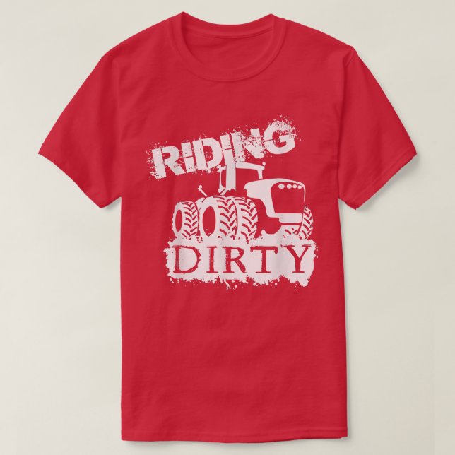 Camiseta Farmer design  Riding Dirty  (Frente do Design)