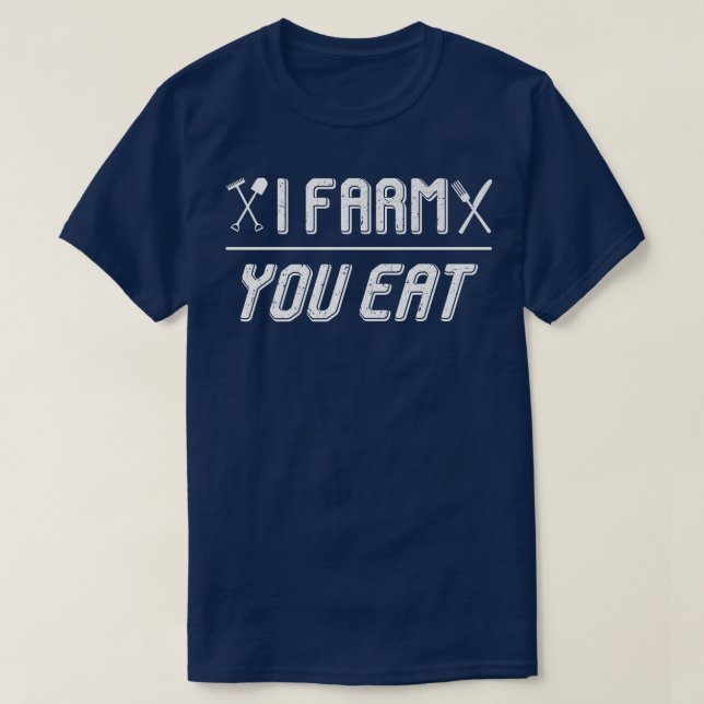 Camiseta Farmer, Eu Fazenda Que Você Coma (Frente do Design)