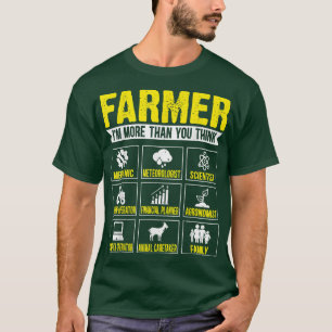Camiseta Farmer, eu sou mais do que você pensa que agricult