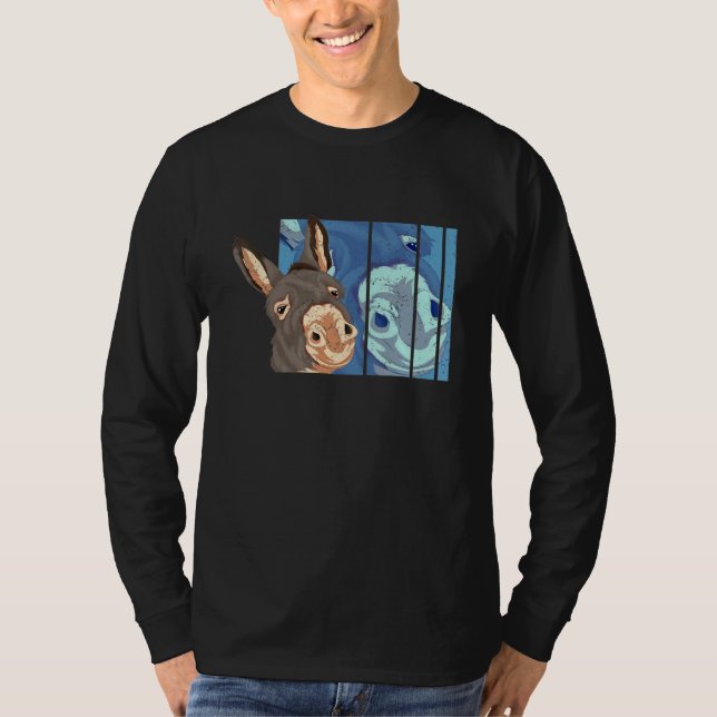 Camiseta Farmer Fazenda Animal Donkey (Frente)