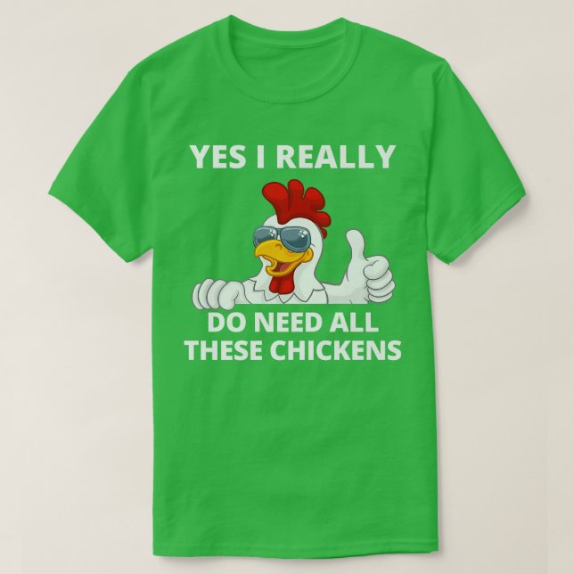 Camiseta Farmer Funny Farming Yes I really do need all thes (Frente do Design)