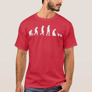 Camiseta Farmer Galinha Evolution Farmer Rooster Hen Pintin