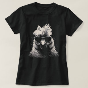 Camiseta Farmer na Rua Urbana de Grafite Legal de frango