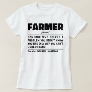 Camiseta Farmer Noun Definition Legal Farming Lover Matchin