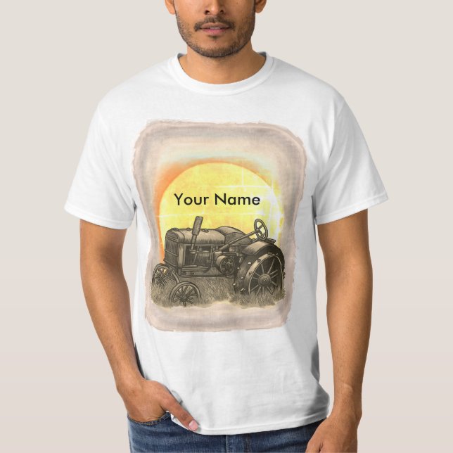 Camiseta Farmer Para Pastar Trator (Frente)