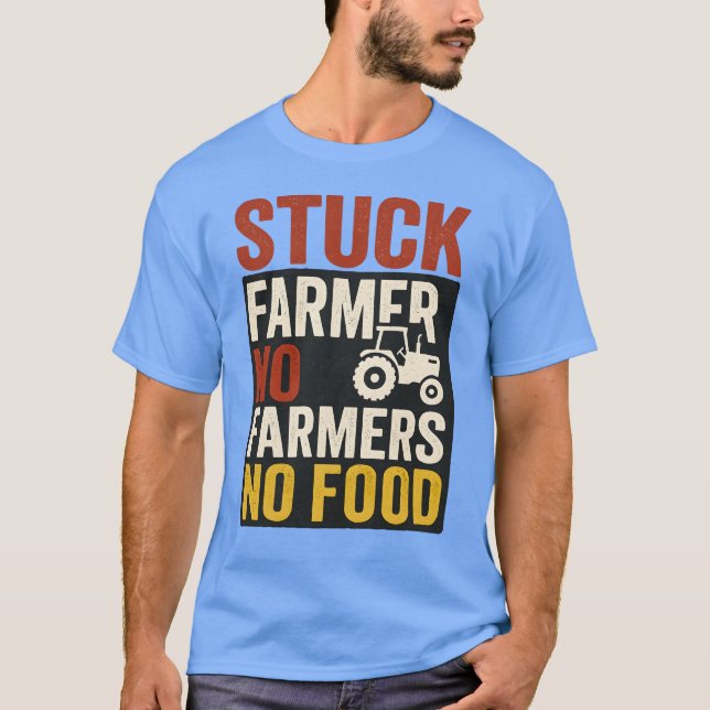 CAMISETA FARMER PRESO – SEM AGRICULTORES NÃO HÁ COMIDA (Frente)