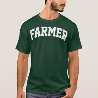 Camiseta Farmer Trabalho Fosse Fosse Retro College Arch Eng