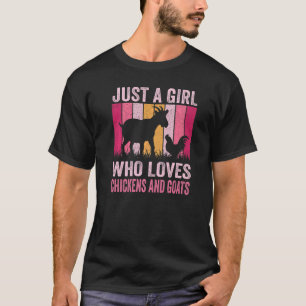 Camiseta Farmer Vintage Retrai Apenas Uma Menina Que Ama Fr