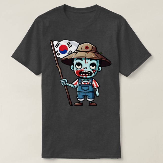 Camiseta Farmer - Zombie Coreano (Frente do Design)