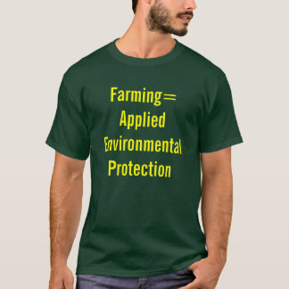 Camiseta Farming= aplicou a protecção ambiental
