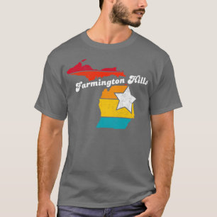 Camiseta Farmington Colinas Michigan Vintage - Alma em Desc