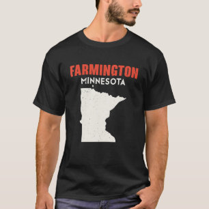 Camiseta Farmington Minnesota USA State America Viagem Minn