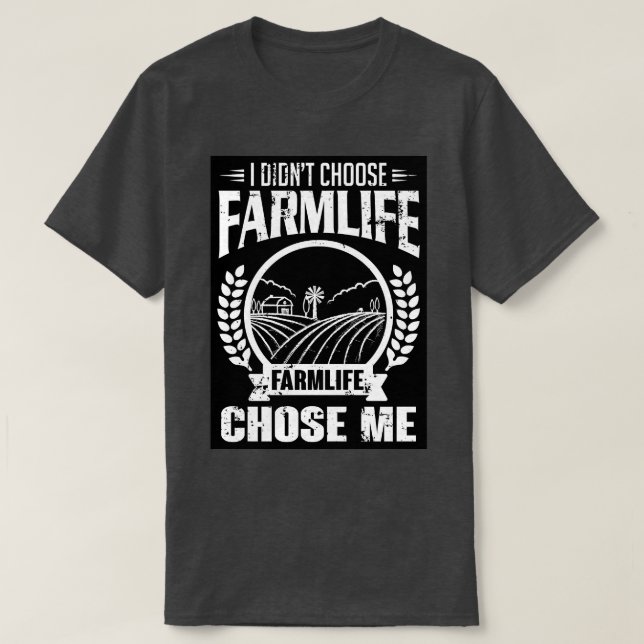 Camiseta Farmlife me escolheu (Frente do Design)