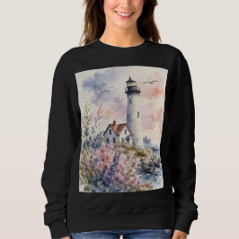 Camiseta Faro Pintado à Aquarela