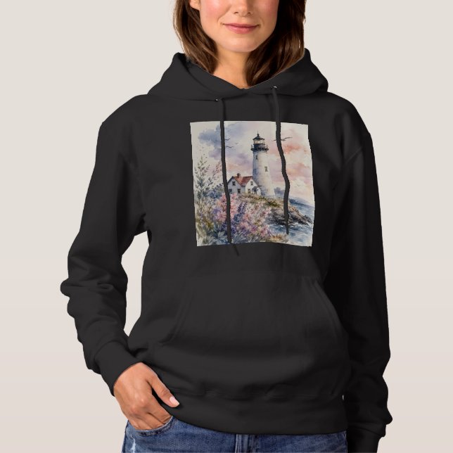 Camiseta Faro Pintado com Aquarela (Frente)