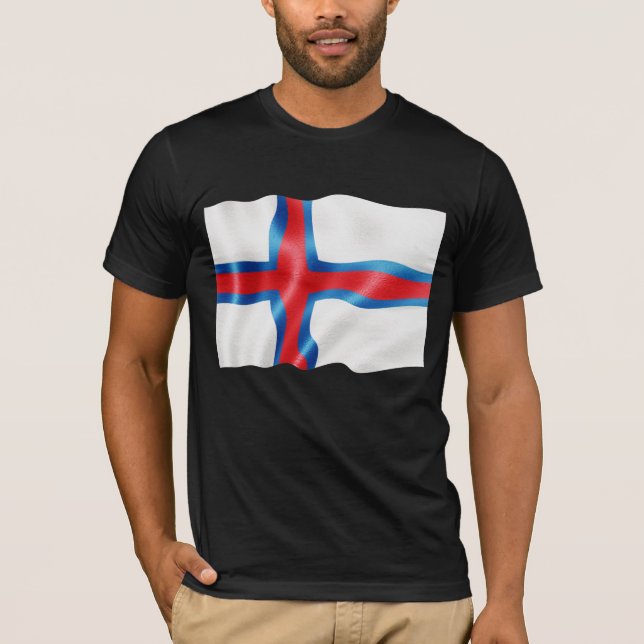 Camiseta Faroe Island - acenando (Frente)