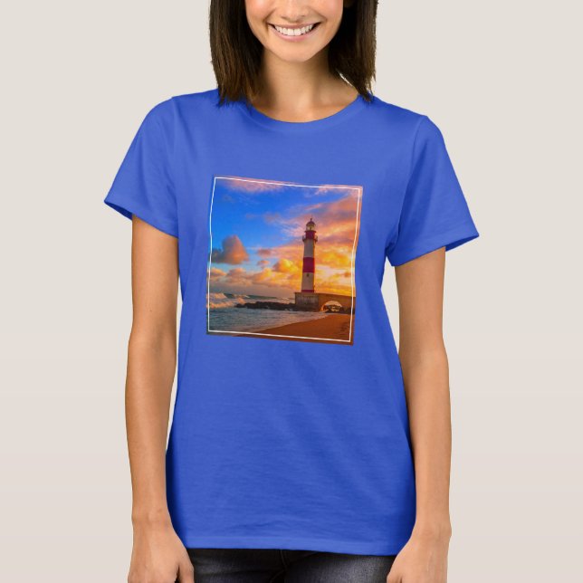 Camiseta Faróis | Farol de Itapuã Brasil (Frente)