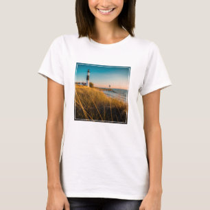 Camiseta Faróis Farol Grande Sable Ludington, MI