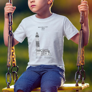 Camiseta Farol Big Sable Point - Michigan - SBD
