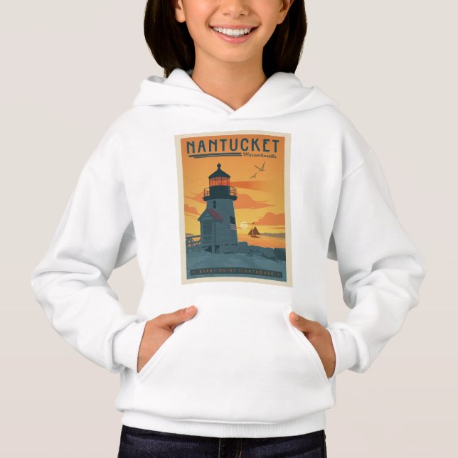 Camiseta Farol Brant Point | Mães Nantucket (Frente)