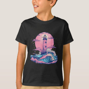 Camiseta Farol Casa à Beira-Mar Velela Mar Embarcação Luz