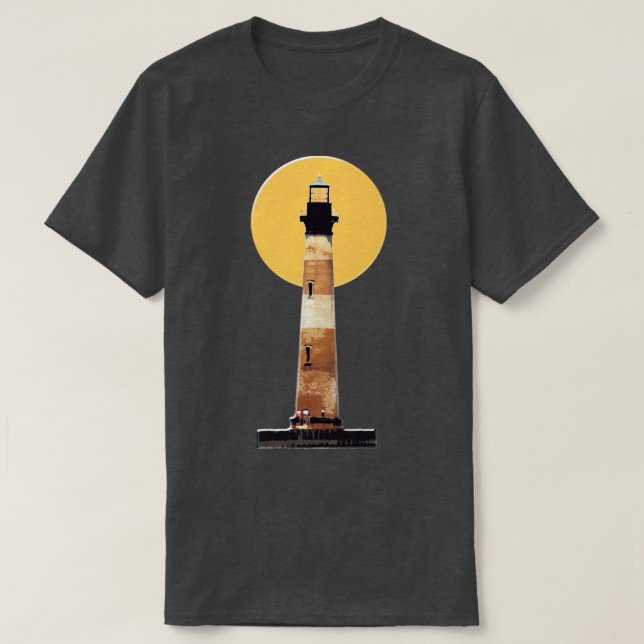 Camiseta Farol da Ilha Morris (Frente do Design)