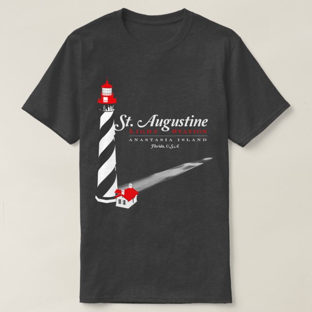Camiseta Farol de Augustine rua (Frente do Design)