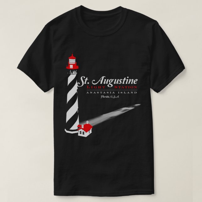 Camiseta Farol de Augustine rua (Frente do Design)