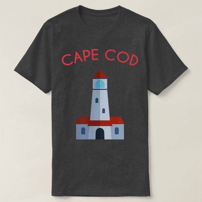 Camiseta Farol de Cabo Cod Boston MÃES Nova Inglaterra2 (Frente do Design)