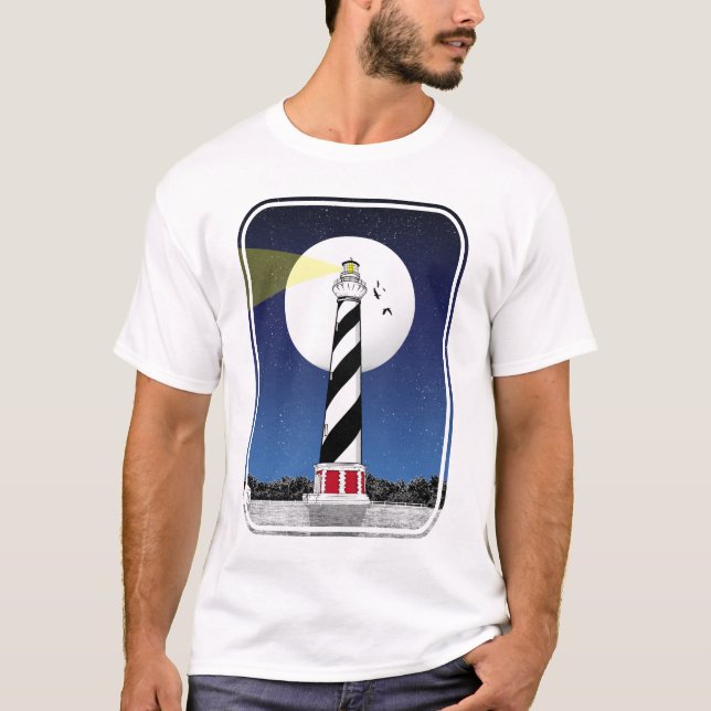 Camiseta Farol de Cape Hatteras (Frente)