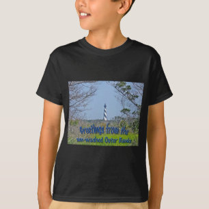 Camiseta Farol de Cape Hatteras da Série Wetlands