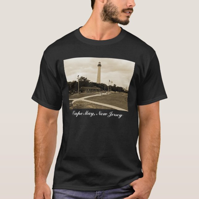 Camiseta Farol de Cape May (Frente)