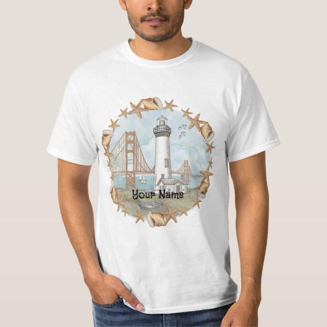 Camiseta Farol de Conchas da Califórnia (Frente)