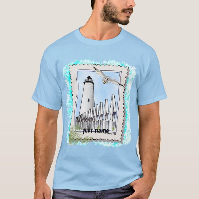 Camiseta Farol de Ocracoke (Frente)