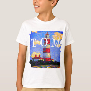 Camiseta Farol de Pastel e Nome