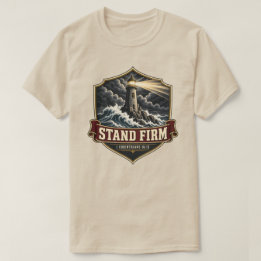 Camiseta Farol de Pé Firme 1 Coríntios 16:13