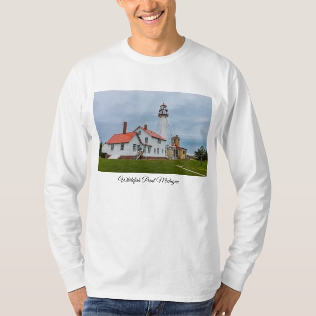 Camiseta Farol de Ponto Branco (Frente)