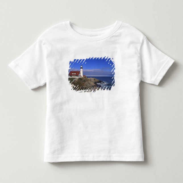 Camiseta Farol de Portland Head Light Maine (Frente)