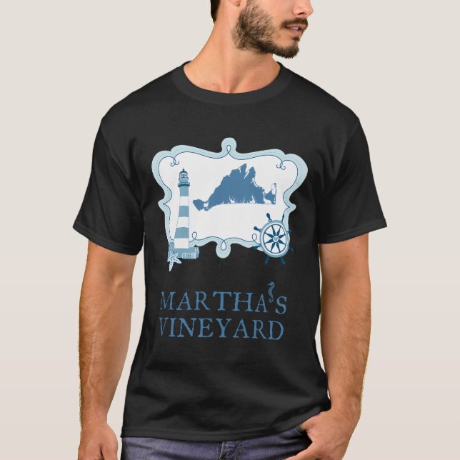 Camiseta Farol De Roupa Do Estilo De Verão De Martha (Frente)