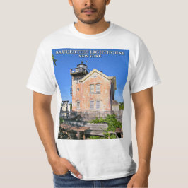 Camiseta Farol de Saugerties, Rio Hudson, Nova Iorque