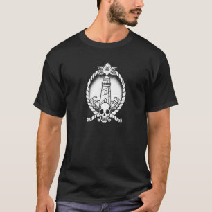 Camiseta Farol de Segurança da Costa Skull Shore