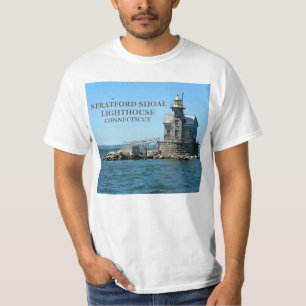 Camiseta Farol do banco de areia de Stratford, Connecticut