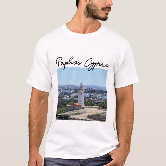 Camiseta Farol e assinatura de Paphos (Frente)