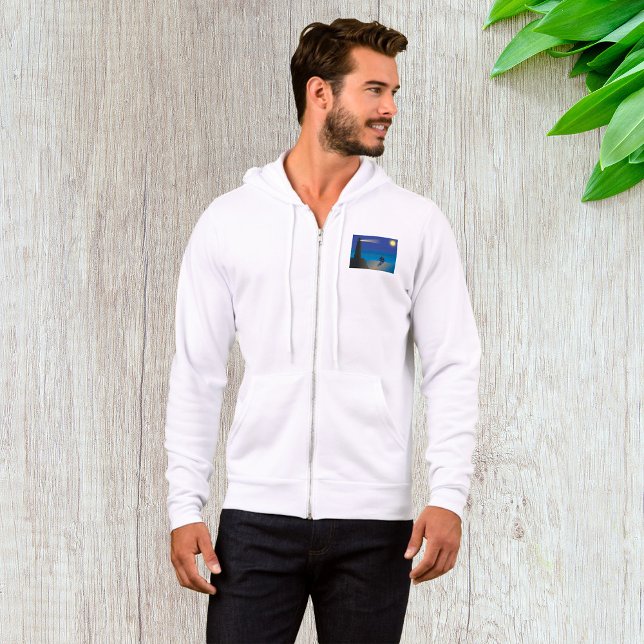 Camiseta Farol e veleiro à noite Oceano iluminado pela Lua (Criador carregado)
