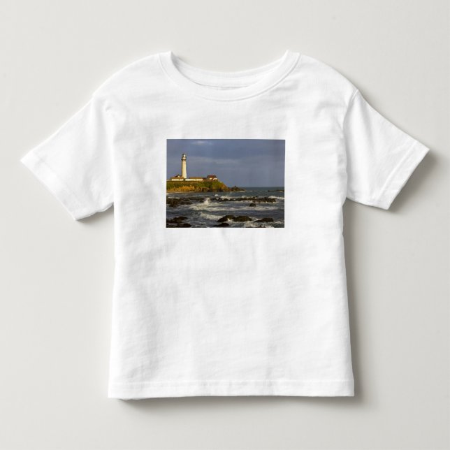 Camiseta Farol em Pigeon Point State Beach em San 2 (Frente)