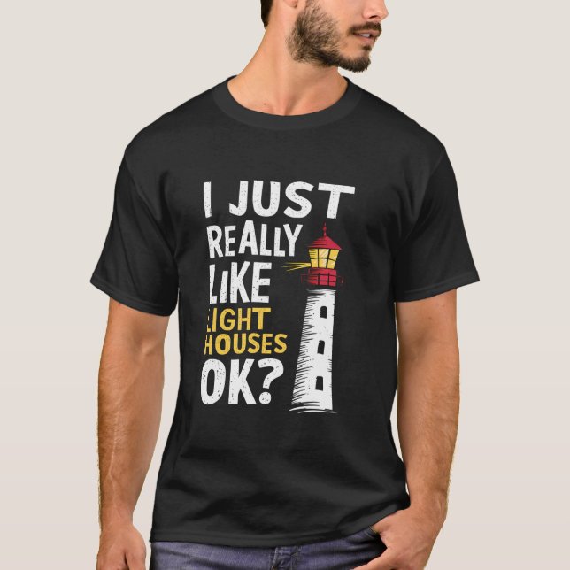 Camiseta Farol Eu Gosto Muito De Faróis À Parte (Frente)