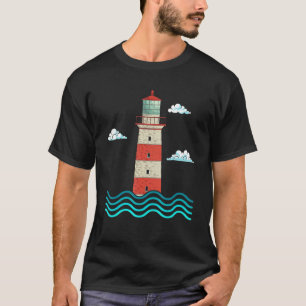 Camiseta Farol Marítimo Ondas Marítimas