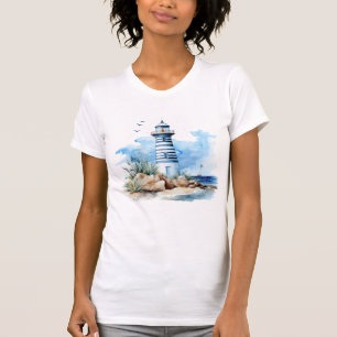 Camiseta Farol Náutico Azul