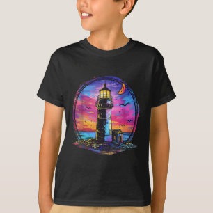 Camiseta Farol Navegação Praia Mar Casa à Beira-Mar